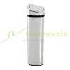 Automatic bin with sensor 50 liter stainless steel, silver 33x25x84 cm