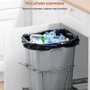 Kihúzható konyhai szemetes 33,1 literes szekrénybe szerelhető hulladékgyűjtő, teljes kihúzású sínnel