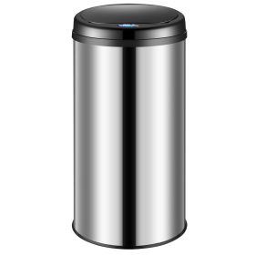   Rozsdamentes acél szemetes szenzoros kuka 56 l érzékelős hulladékgyűjtő