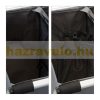 3-compartment laundry basket 90 liters in dark grey