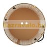 Bamboo round laundry basket 70 liters in natural color