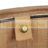 Bamboo round laundry basket 70 liters in natural color