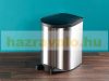 Sensory dustbin with automatic foot sensor, stainless steel 10 litres