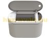 Sensory trash can with manual motion sensor 2 liters, gray