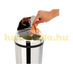   Szenzoros szemetes rozsdamentes acél 3 literes automata kuka kézi mozgásérzékelővel 