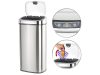 Sensory dustbin with automatic manual motion sensor, aluminum 68 liters