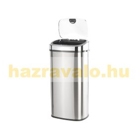   Szenzoros szemetes kuka automata kézi mozgásérzékelővel, alumínium 68 liter