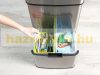 Sensory trash can automatic stainless steel trash can 4 containers 72 liters