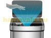 Sensory trash can automatic stainless steel trash can 4 containers 72 liters