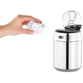 Szenzoros asztali szemetes automata kuka 1,5 liter