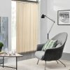 Ready-made ribbon curtain, 180 cm wide beige lamella curtain, beige lamella The 250 cm long lamellas can be freely shortened, e.g. 180x120 180x150 180x180 180x250