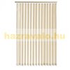 Ready-made ribbon curtain, 180 cm wide beige lamella curtain, beige lamella The 250 cm long lamellas can be freely shortened, e.g. 180x120 180x150 180x180 180x250