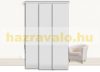 Designer szalagfüggöny 160 cm széles 250cm hosszú, szabadon rövidíthető 60cm széles lamellákkal enyh