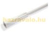 Szalagfüggöny karnis 8,9 cm széles lamellákhoz, 100 cm széles fehér színű rácsos kialakítás