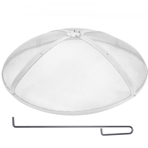Szikrafogó tűzrakó tálakhoz 914x245 mm szikravédő rozsdamentes acél