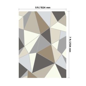   Modern nappali szőnyeg 152x213 cm mosható, csúszásmentes rövid szálú felületszőnyeg szürke színben