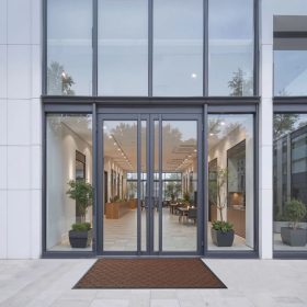   Szennyfogó szőnyeg 1194x889 mm lábtörlő mosható bejárati szőnyeg barna