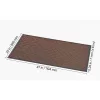 Szennyfogó szőnyeg 1194x889 mm lábtörlő mosható bejárati szőnyeg barna
