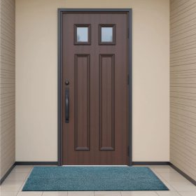   Ipari bejárati lábtörlő szőnyeg 1829x1219 mm csúszásmentes PVC hátoldallal, 7 mm vastag, mosható pala kék színben