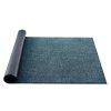 Ipari bejárati lábtörlő szőnyeg 1829x1219 mm csúszásmentes PVC hátoldallal, 7 mm vastag, mosható pala kék színben