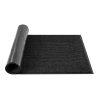 Szennyfogó szőnyeg 1524x914 mm csíkos beltéri és kültéri lábtörlő PVC hátlappal, mosható bejárati szőnyeg szürke