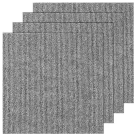   Moduláris padlószőnyeg elemek 12db x 305x305 mm puha párnázással, lehúzható és felragasztható világosszürke