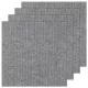 Moduláris padlószőnyeg elemek 12db x 305x305 mm puha párnázással, lehúzható és felragasztható világosszürke