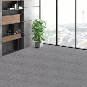   Moduláris padlószőnyeg elemek 12db x 305x305 mm puha párnázással, lehúzható és felragasztható világosszürke