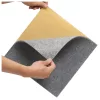 Moduláris padlószőnyeg elemek 12db x 305x305 mm puha párnázással, lehúzható és felragasztható világosszürke