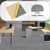 Moduláris padlószőnyeg elemek 12db x 305x305 mm puha párnázással, lehúzható és felragasztható világosszürke