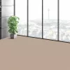 Öntapadós padlószőnyeg elemek 10 db 457x457 mm puha párnázással, lehúzható és felragasztható világosbarna