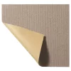 Öntapadós padlószőnyeg elemek 10 db 457x457 mm puha párnázással, lehúzható és felragasztható világosbarna