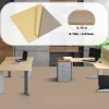 Öntapadós padlószőnyeg elemek 10 db 457x457 mm puha párnázással, lehúzható és felragasztható világosbarna