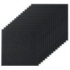 Moduláris padlószőnyeg 15 db x 61x61 cm öntapadós padlószőnyeg lapok fekete
