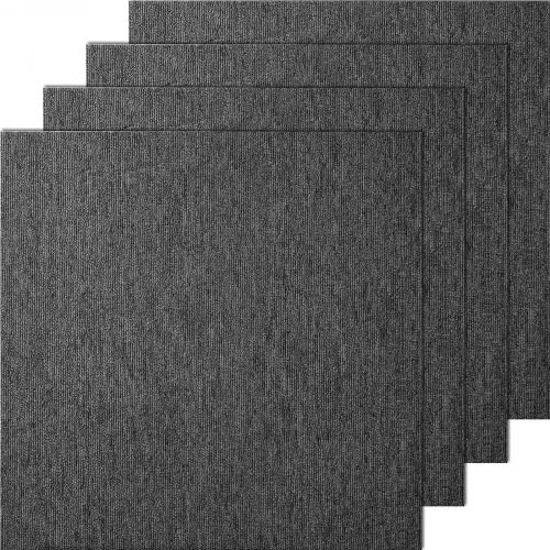 Moduláris padlószőnyeg öntapadós 20db x 500x500x5 mm puha párnázással sötétszürke