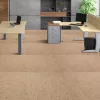 Moduláris padlószőnyeg 16 db x 50x50 cm párnázott padlószőnyeg lapok ragasztómatricával sötétbarna