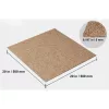 Moduláris padlószőnyeg 16 db x 50x50 cm párnázott padlószőnyeg lapok ragasztómatricával sötétbarna
