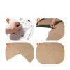 Moduláris padlószőnyeg 16 db x 50x50 cm párnázott padlószőnyeg lapok ragasztómatricával sötétbarna