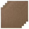 Öntapadós moduláris padlószőnyeg 457x457 mm puha párnázással 10 db sötétbarna