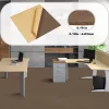 Öntapadós moduláris padlószőnyeg 457x457 mm puha párnázással 10 db sötétbarna