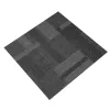 Moduláris padlószőnyeg elemek 24 db x 610x610 mm puha párnázással, ragasztómatricákkal kevert szürke