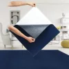 Öntapadós moduláris padlószőnyeg elemek 15db x 61x61 cm puha párnázással sötétkék padlóburkolat