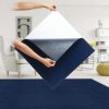 Öntapadós moduláris padlószőnyeg elemek 15db x 61x61 cm puha párnázással sötétkék padlóburkolat