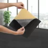 Öntapadós moduláris padlószőnyeg 12 db 305 × 305 mm puha párnázással sötétszürke padlóburkolat