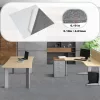 Öntapadós moduláris padlószőnyeg 9 db x 61x61 cm puha párnázással világosszürke