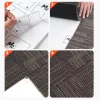 Öntapadós moduláris szőnyegburkolat 9 m² szőnyeglap 60x60 cm, 24 db-os padlószőnyeg csomag szürke-barna