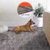 Öntapadós moduláris szőnyegburkolat 9 m² szőnyeglap 60x60 cm, 24 db-os padlószőnyeg csomag szürke-barna