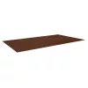 Öntapadós moduláris szőnyegburkolat 7,4 m² szőnyeglap 60x60 cm, 20 db-os padlószőnyeg csomag sötétbarna