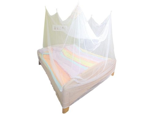 Mosquito net for double beds, suitable for travel, 2 x 2 x 2 m, white