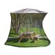 Mosquito net for parasols, 330 x 250 cm, black